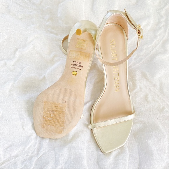 Stuart Weitzman Nudistcurve Heels Size 5 New $475 - Picture 8 of 10